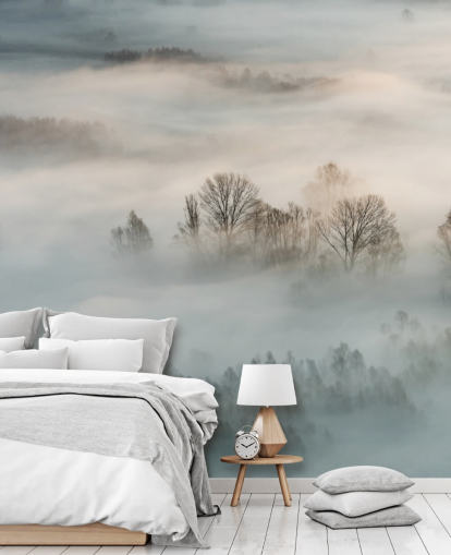 Wandbild „Winternebel über Bäumen“ Wandbild „Winternebel über Bäumen“