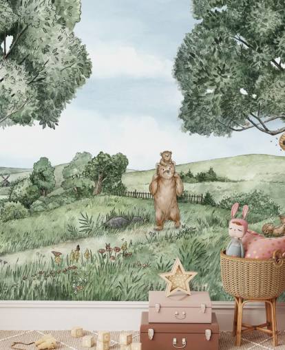 Bears & Bees Wall Mural Bears & Bees Wall Mural