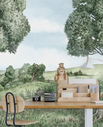 Mural de pared Osos y abejas 