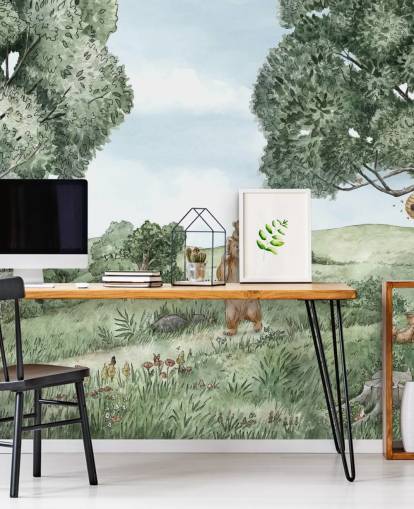 Mural de pared Osos y abejas 