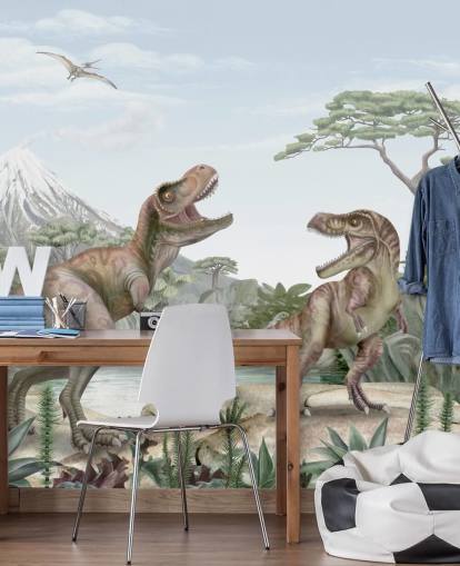 Décoration murale T. Rex pour enfants