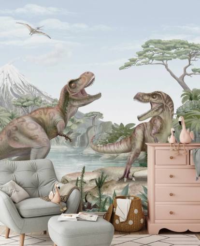 Décoration murale T. Rex pour enfants Décoration murale T. Rex pour enfants