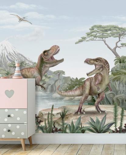 t. rex mural for kids t. rex mural for kids