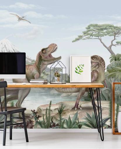 Décoration murale T. Rex pour enfants