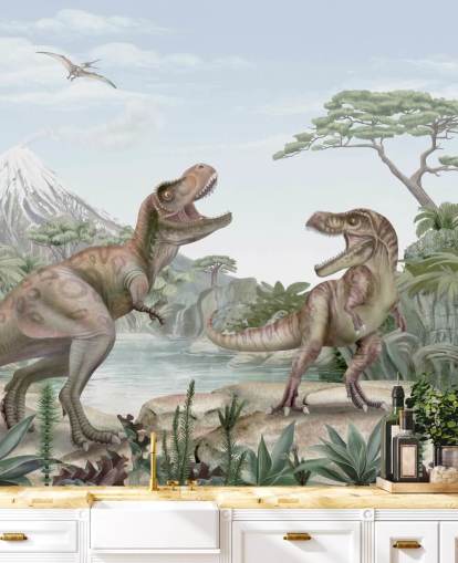 mural de parede t. rex para crianças mural de parede t. rex para crianças