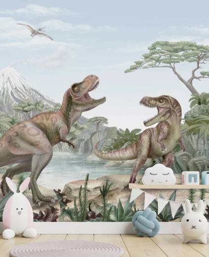 T. Rex Wandbild für Kinder T. Rex Wandbild für Kinder