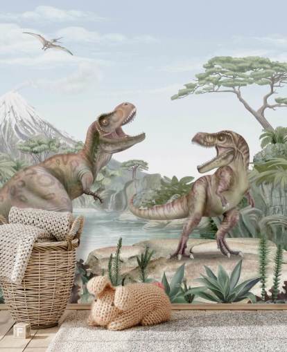 T. Rex Wandbild für Kinder