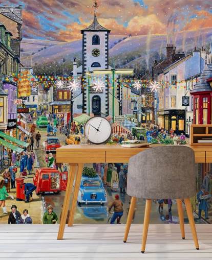 keswick christmas market wall mural keswick christmas market wall mural