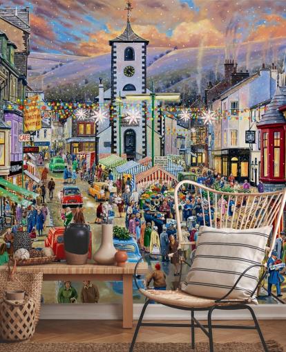 keswick christmas market wall mural keswick christmas market wall mural
