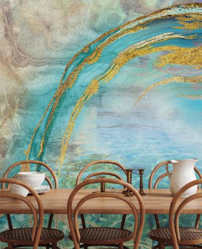 fresque murale bleue abstraite fresque murale bleue abstraite