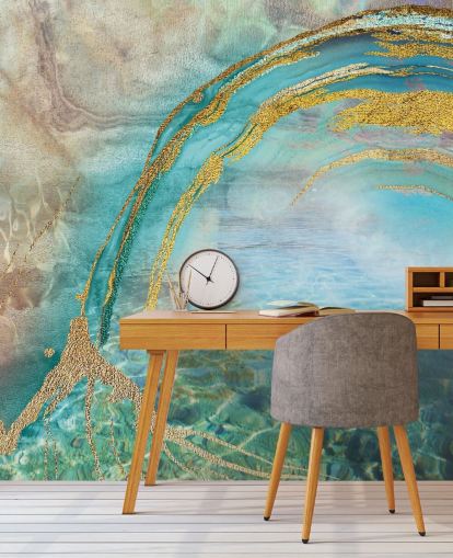 abstract blue wall mural abstract blue wall mural