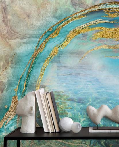 abstract blue wall mural abstract blue wall mural