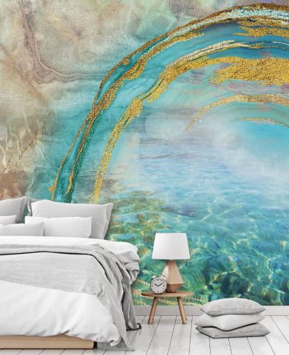 abstract blue wall mural abstract blue wall mural