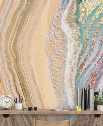 pastel geode wall mural pastel geode wall mural