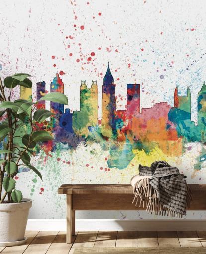 Fotobehang skyline van Atlanta Georgia