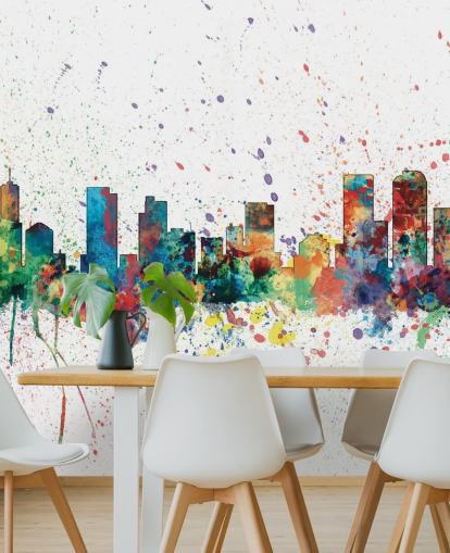 colourfil denver colorado wallpaper mural colourfil denver colorado wallpaper mural