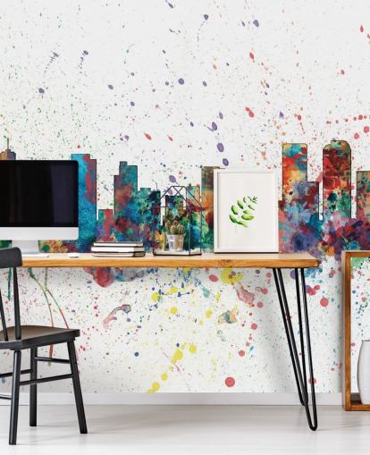 colourfil denver colorado wallpaper mural colourfil denver colorado wallpaper mural