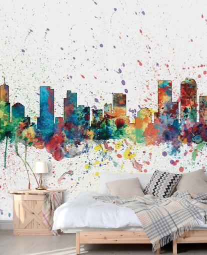 Colourfil Denver Colorado Tapeten-Wandbild