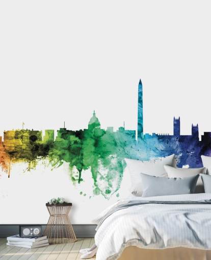 Wandbild der Skyline von Washington D.C. Wandbild der Skyline von Washington D.C.