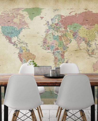 world map wall mural with cities world map wall mural with cities