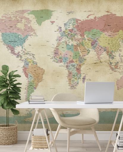 mural de pared de mapa del mundo con ciudades mural de pared de mapa del mundo con ciudades