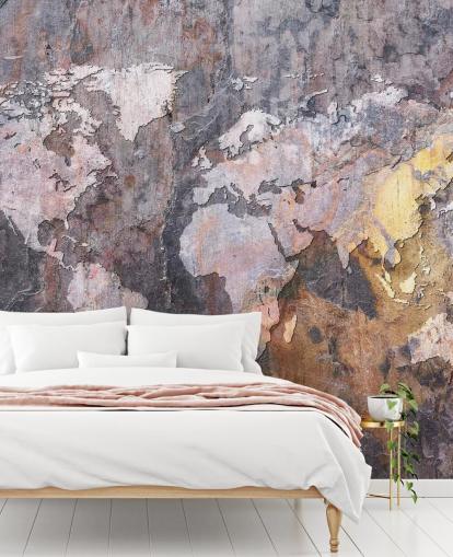 world map on stone wallpaper mural world map on stone wallpaper mural
