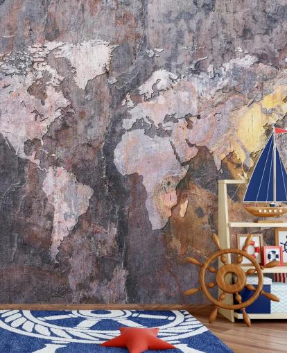 world map on stone wallpaper mural world map on stone wallpaper mural