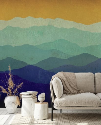 blue and mustard mountains wallpaper blue and mustard mountains wallpaper