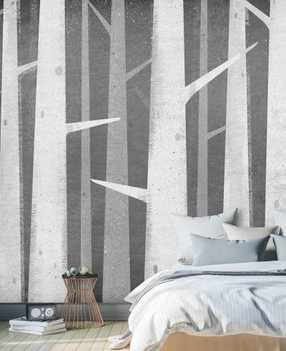 Fondo de pantalla de Birch Winter Woods