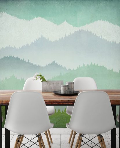 papel de parede montanhas verdes