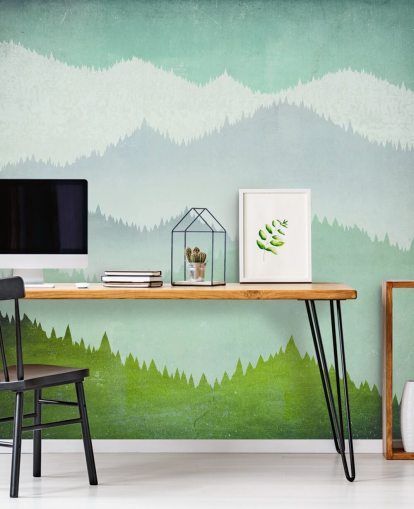 papel de parede montanhas verdes