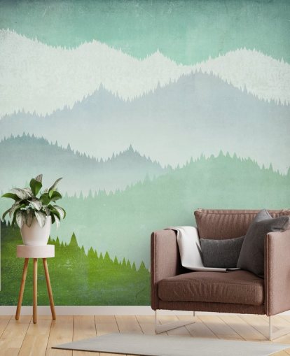 green mountains wallpaper