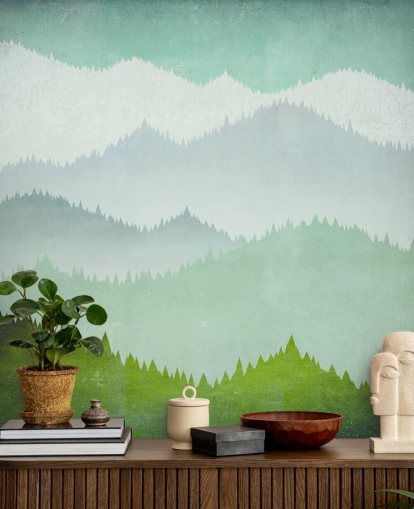 green mountains wallpaper