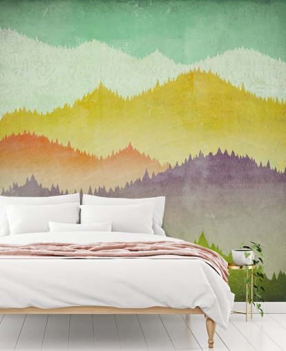 colourful mountains wallpaper