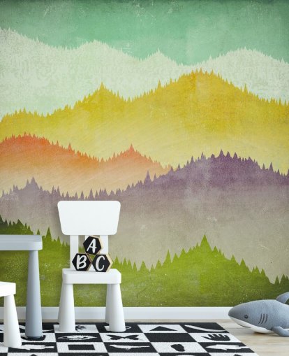 colourful mountains wallpaper