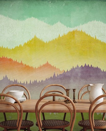 colourful mountains wallpaper