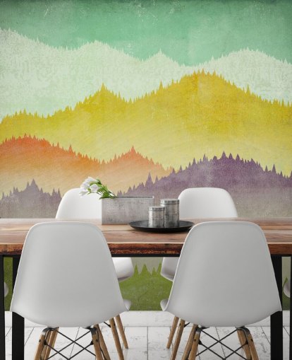 colourful mountains wallpaper