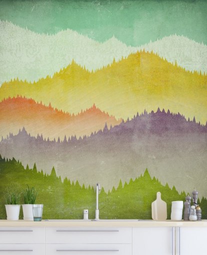 papel de parede colorido montanhas papel de parede colorido montanhas