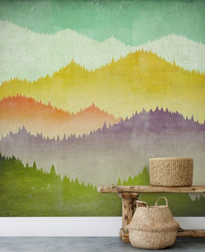 colourful mountains wallpaper