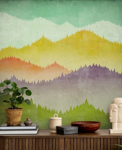 colourful mountains wallpaper