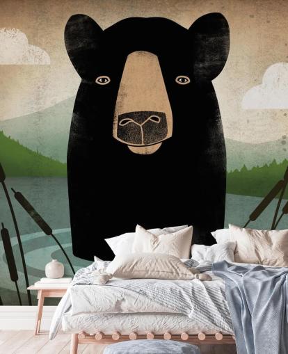 Papier peint Black Bear