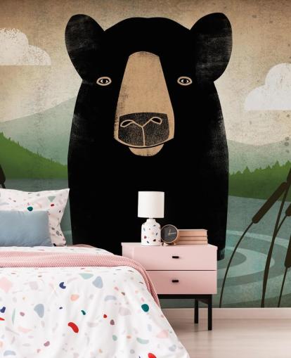 Papel de parede Black Bear