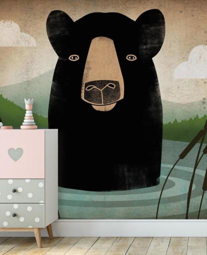 Black Bear Baggrund Black Bear Baggrund