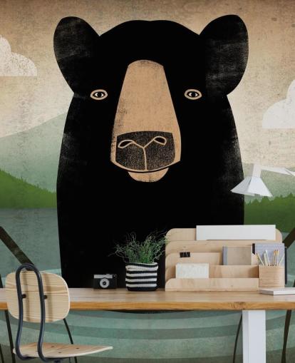Papel de parede Black Bear