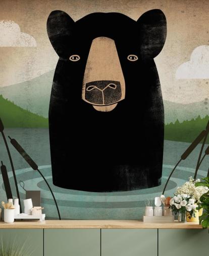 Black Bear Baggrund Black Bear Baggrund