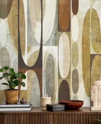 Brun cirkel Abstrakt Bakgrund Brun cirkel Abstrakt Bakgrund