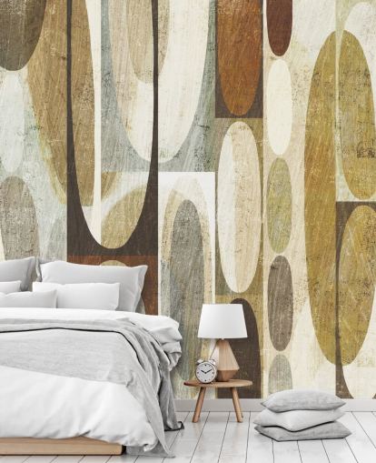 Ruskea ympyrä abstrakti taustakuva