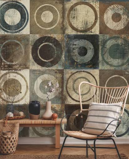brown, cream and grey circle art wallpaper brown, cream and grey circle art wallpaper