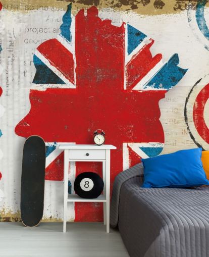 fond d'écran Union Jack, la Reine et Record