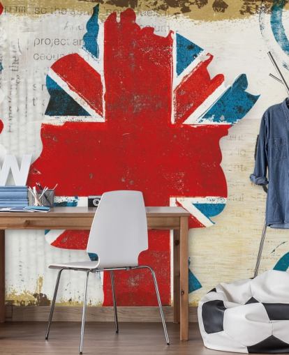 union jack, dronningen og optage tapet